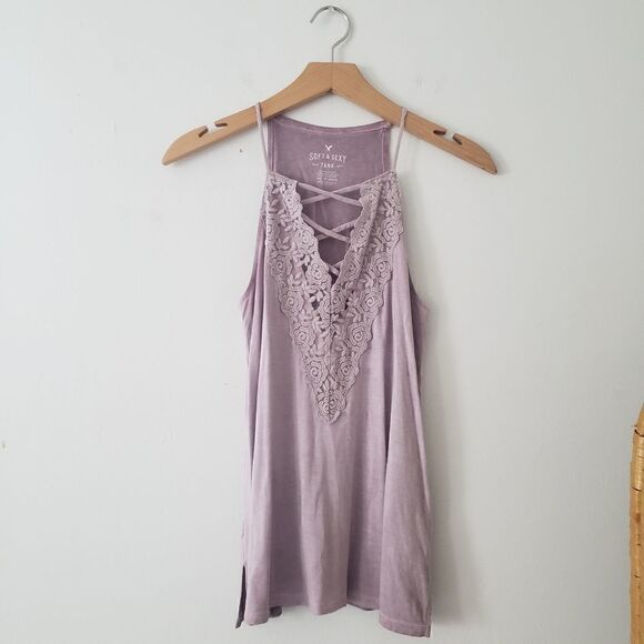 AEO Soft & Sexy Caged Tank XS - Picture 1 of 6